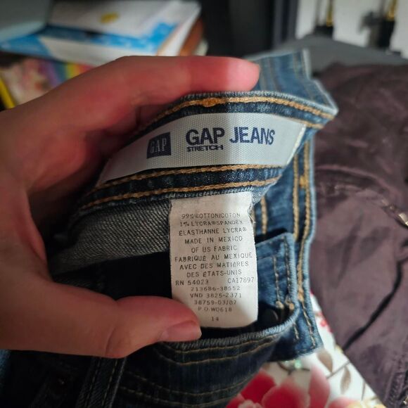 Vintage y2k 90s gap blue denim mini skirt - Picture 3 of 3